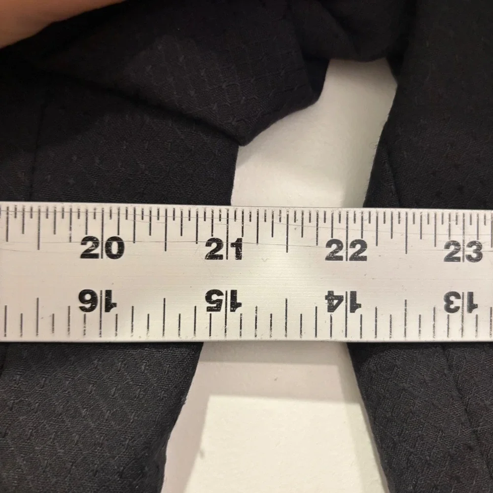 Daniel Hechter Paris Mens Black Diamond Textured Two Button Blazer Sport Coat